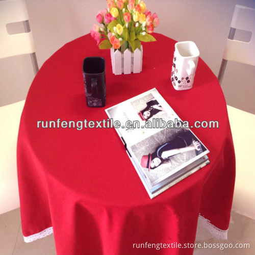 Red round Table cloth